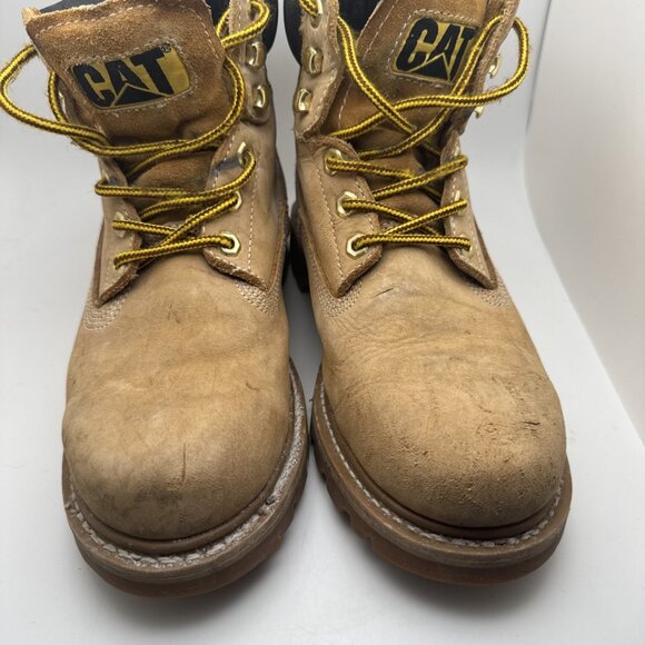 Caterpillar Steel Toe Boots Womens Size 10 Hiking Work Boots Oil Resistant - Picture 3 of 6